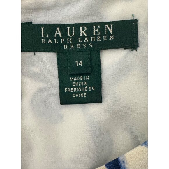 Lauren Ralph Lauren Blue and White Dress - Picture 4 of 6